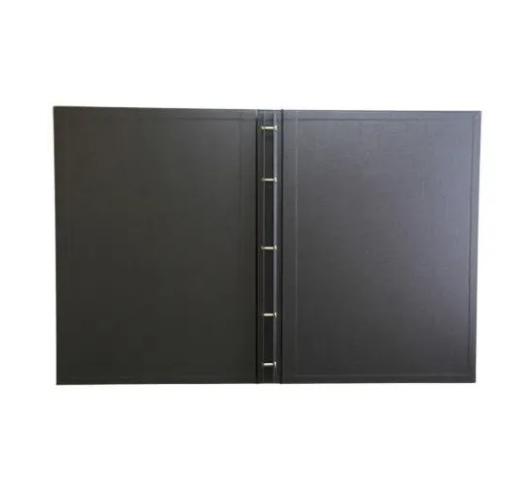 This luxurious portfolio book is ideal for displaying, storing and presenting size work including prints, photographs and drawings.  Giving you plenty of room to display multiple pieces.