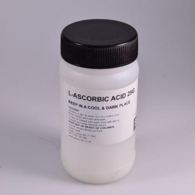 The Photographers Ascorbic Acid is used as a photographic developing agent and as a preservative.