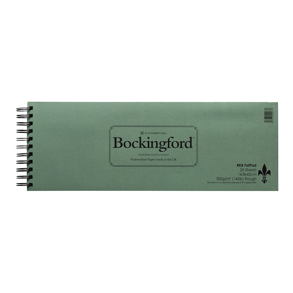 Bockingford is a beautiful English watercolour paper, traditionally made on a cylinder mould machine at St Cuthberts Mill. This is a high quality paper made using pure materials to archival standards.  It's attractive surface is created using natural woollen felts that give it a distinctive random texture. Appreciated for its excellent colour lifting abilities. This is an extremely forgiving watercolour paper valued by professional and amateur artists around the world.