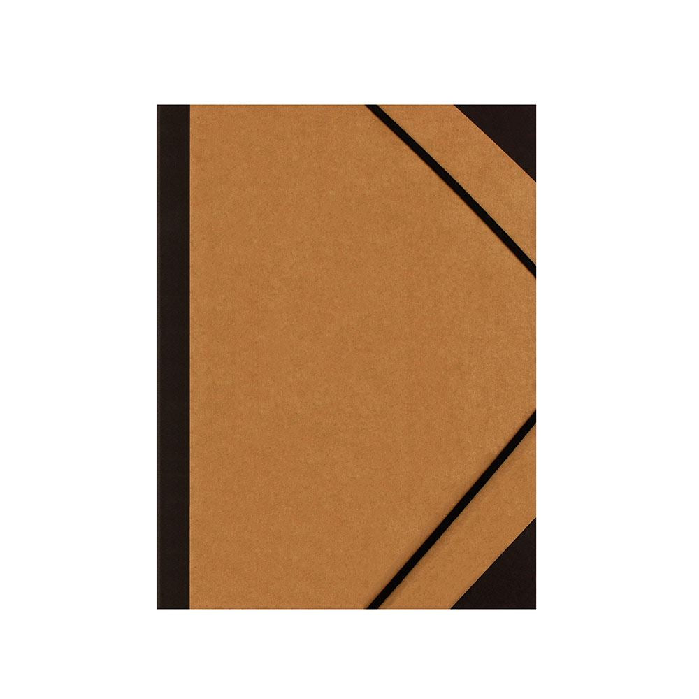 Seawhite Kraft Portfolio Classic retro portfolio - ideal for carrying, storing, sending and presenting flat sheets Recycled kraft board with book-style opening Inexpensive and versatile - holds up to 15 sheets Exterior elastic straps to help keep work in place Without ring mechanism