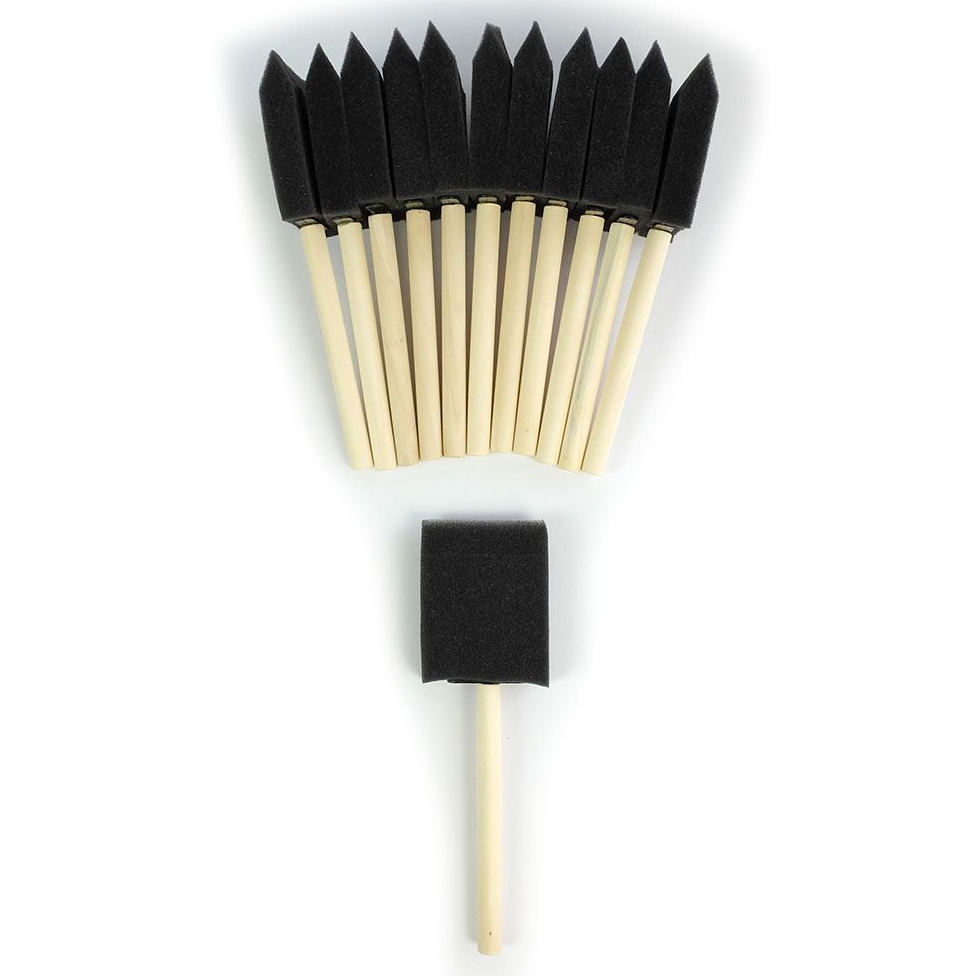 The Silverprint Foam Sponge Brushes can be used as a method of coating and applying chemicals, particularly useful for alternative processes.  Very economical, single size packs of 12 brushes Great for covering large areas with smooth strokes Pack of 12 brushes Size: 1Inch, 2Inch, 3Inch