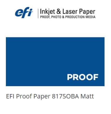 Specially developed for proofing of uncoated production papers with high OBA content Suitable for proofing according to FOGRA 52.  Surface: Matt Weight: 170g/m² Features: Fast drying (Instant-dry), Wipefast