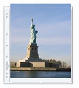 Photo Album refill page holds 2 no. 8.5" x 11" photos / prints Holds two 8.5"x11" Photos or prints (2 back to back prints)  High clarity 100 micron polypropylene front and back with a total thickness of 200 micron to protect from damage when viewing.